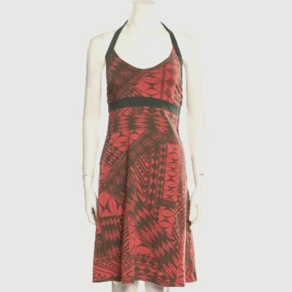 PATAGONIA Iliana Halter A-Line Sun Dress Coral